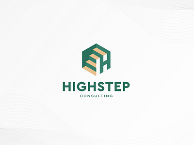 Highstep Consulting branding business capital consulting design growth high icon investment logo stairs step symbol vector