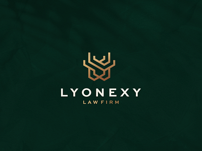Lyonexy attorney branding character design firm icon law lion logo lyon strong symbol vector
