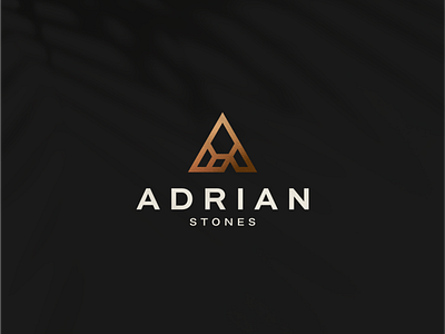 Adrian Stones as branding character clothing design designs icon logo luxury man monogram symbol ui ux vector