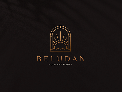 Beludan - Hotel and Resort abstract branding building character design home hotel house icon illustration logo luxury resort symbol vector