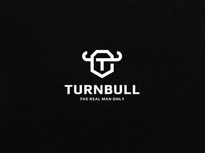 TurnBull branding buffalo bull character clothing combination combinationlogo design fashion icon logo man product symbol tlogo tmonogram vector