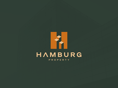 Hamburg Property apartment branding building character combinationlogo design hamburg hletter hlogo icon illustration logo logotype monogram property realestate symbol vector