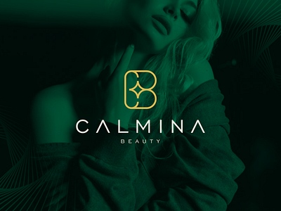 Calmina Beauty beautiful beauty branding cb cbdesign cblogo character design icon logo logotype monogram skincare symbol vector women