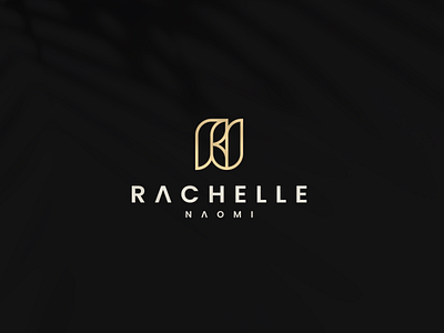Rachelle Naomi beautiful beauty branding character clean design icon logo minimalist product rn skincare symbol vector