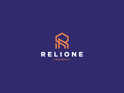 Relione Property branding character design home house icon letter logo logodesign logomark logotype monogram realestate realestatelogo rlogo symbol vector