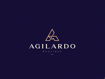 Agilardo Boutique boutique branding character design fashion icon letter lettermark logo logotype luxurylogo monogram sophisticated symbol vector