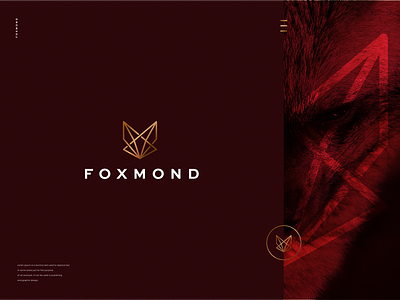 Foxmond branding character design forest fox foxlogo icon logo logomark logotype symbol vector wild