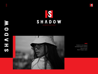 Shadow - Japanese Streetwear branding character clothing design fashion icon japanese logo logogram logomark logotype streetwear symbol vector