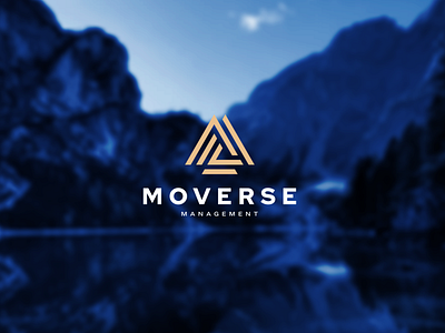Moverse Management branding character design icon logo logodesign logogram management mlogo monogram mountain peak symbol vector