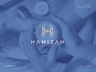 Hamizah Beauty beautiful beauty branding character design designlogo hlogo icon logo logotype skincare symbol vector women