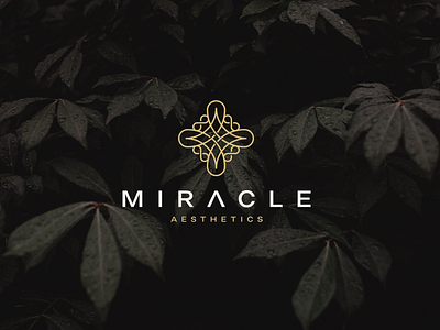 Miracle Aesthetics aesthetic beautiful beauty branding character design flower icon logo logotype nature skincare symbol vector