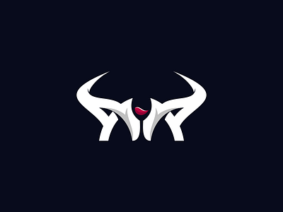 Bullwine brand bull character illustration logo logo design logotype simple logo strong wine