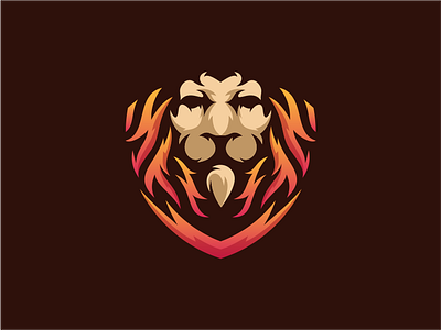 Lion Shield animal business decoration design emblem illustration king leo lion logo luxury royal shield strength symbol vector wild