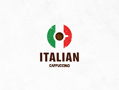 Italian Cappuccino abstract branding coffee shop coffeeshop design icon illustration italian food logo restaurant symbol vector