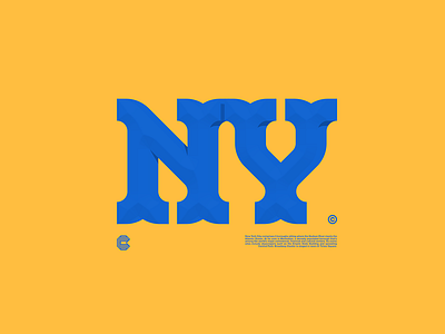 NY clean design graphicdesign logo newyork newyorkcity simple type typography