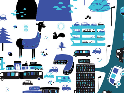 City illustrations illustration