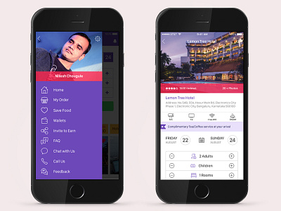 Profile And Select Hotel ios