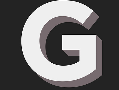 Letter G gotham logo type typography