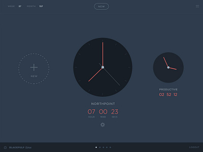 Time Clock Project Management UI