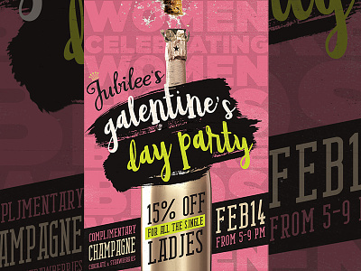 Galentines Day Poster Design