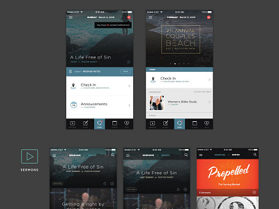 Church App app church design ios ipad mobile ui ux