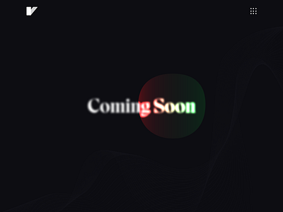 Coming soon page @concept @ui @ux animations bubbles dark mode personal personal branding personal website portfolio