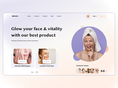 Beauty face cream website