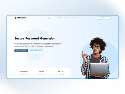 Vpn website @concept @dribbble @minimal @ui @ux clean design password secure vpn website