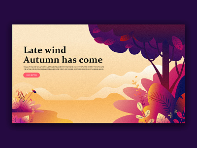 Late Wind Autumn Has Come 你的设计 应用界面 插图 页面
