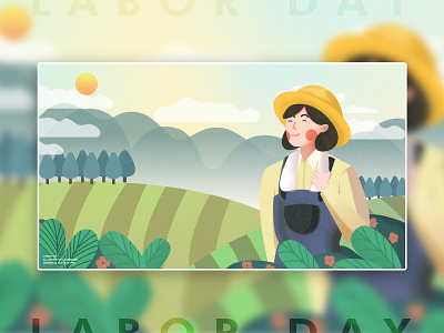 I work, I am happy！ farming field holiday labor day spring 应用界面 插图 页面