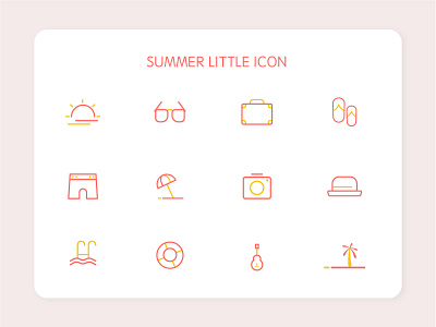 Summer little icon Exercise