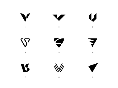 V / VS – Logo Concepts // For Sale