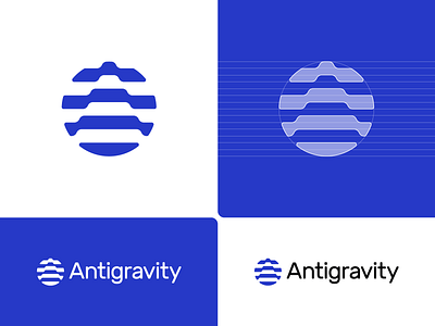 Antigravity – Logo Concept // For SALE a antigravity arrow brandforma branding circle connections construction crypto gravity grid guides icon logo logotype mark modernism rounded corners sign up