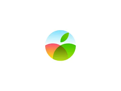 AppStudio app apple bright circle colors leaf logo logotype mark multiply sign