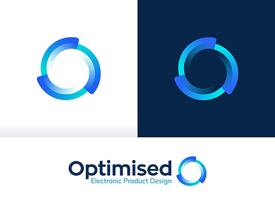 Optimised – Logo Design branding branding design circle colors crypto design dynamic gradient logo logotype mark movement sign transparent