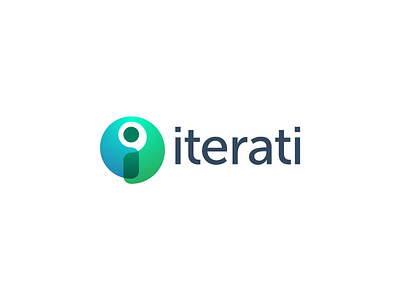 iterati app circle golden ratio i iteration logo logotype multiply