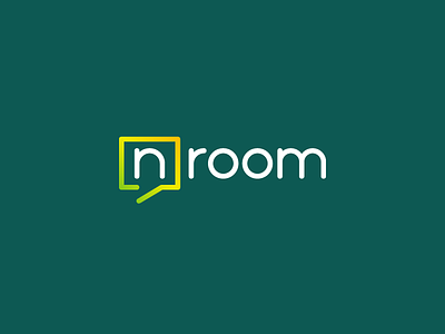 nRoom chat education logo logotype n network room school social software