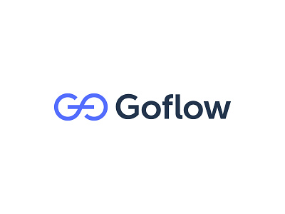Goflow – Logo Design branding design flow go infinity logo logomark logotype mark minimal sign simple symbol