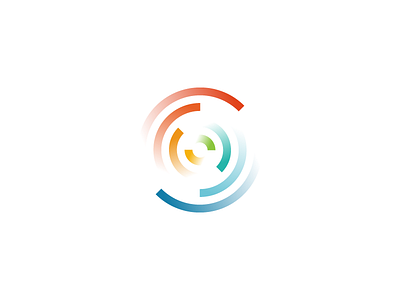 S Logo // For SALE circle color colorful colors dynamic forsale gradient lines logo mark motion movement s sign spin