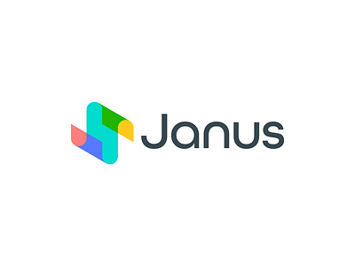 Janus / logo design abstract branding color colorful colors crypto geometic icon janus job logo logotype mark multiply overlay rounded s sign togotype transparent
