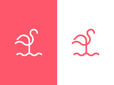 Flamingo Logo // For SALE