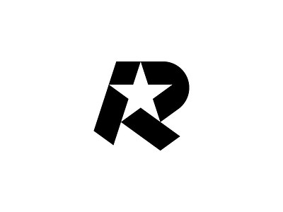 R Star — Logo Design // For SALE