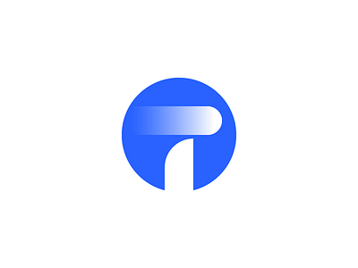 T Logo Design // For SALE blue circle color design dynamic fast forward grid logo logotype mark movement quick round sign t tachyon tachyons vector