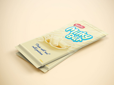 Milky Bar Packaging Redesign candy design milkybar wrapper