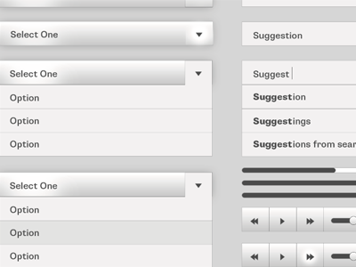 "Greydient" UI kit gradient grey ui ui kit user interface ux