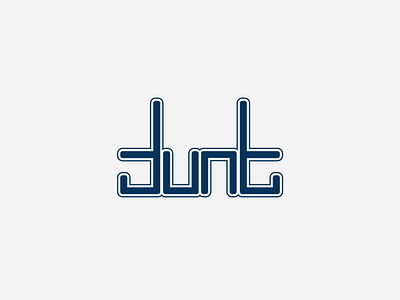 DUNT adobe illustrator cs6 dunt text logo