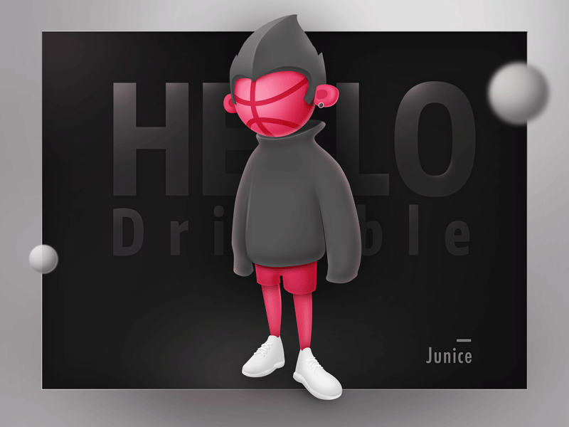 Dribbble-Man！