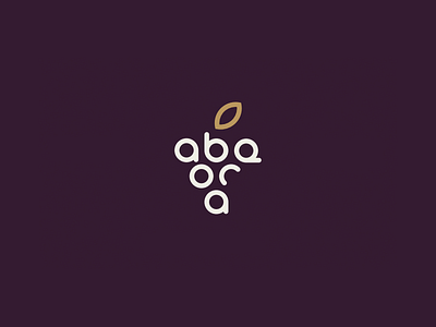 ABQORA design grape grapes icon identity illustration logo mark wine