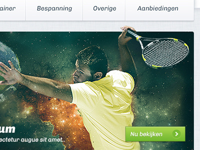 Small shot of a work in progress design djo djoswork efusion green office tennis webshop work yellow