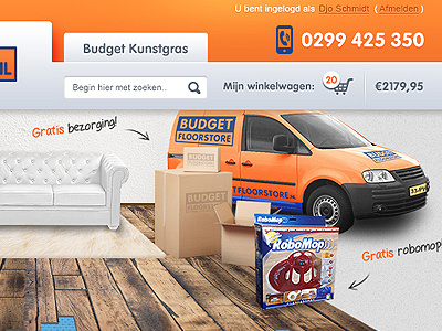 New header budget floorstore blue budgetfloorstore design djo e djoswork efusion floors header orange photoshop shop webshop